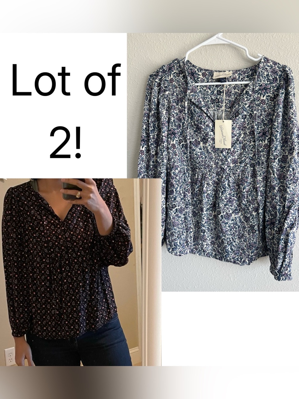 Universal Thread Floral Peasant Blouse Women’s